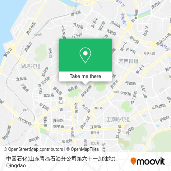 中国石化(山东青岛石油分公司第六十一加油站) map