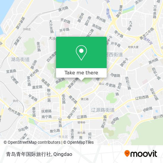 青岛青年国际旅行社 map