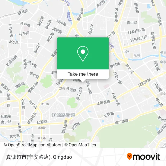 真诚超市(宁安路店) map