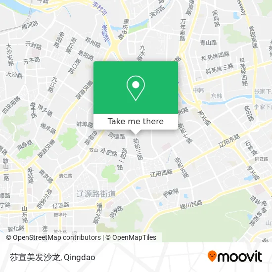 莎宣美发沙龙 map
