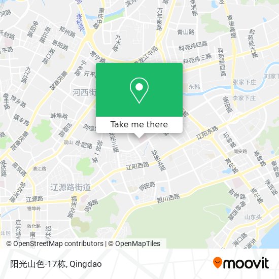 阳光山色-17栋 map
