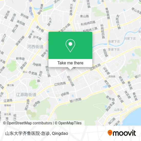 山东大学齐鲁医院-急诊 map