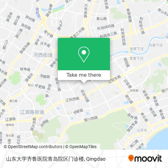 山东大学齐鲁医院青岛院区门诊楼 map