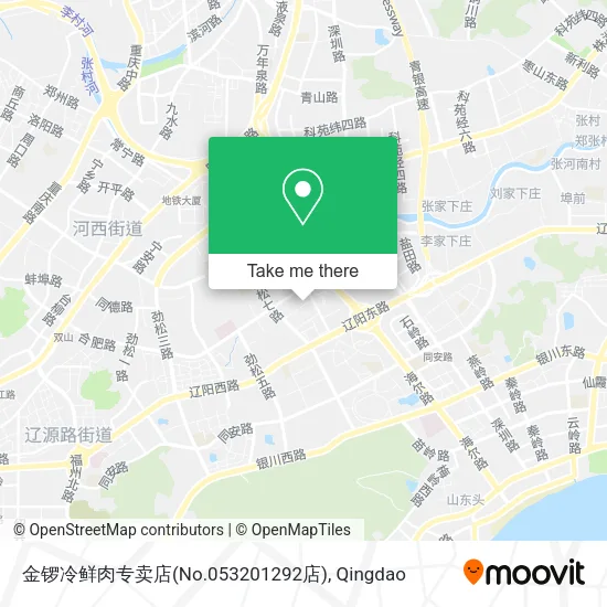 金锣冷鲜肉专卖店(No.053201292店) map