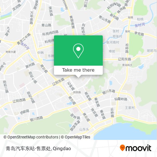 青岛汽车东站-售票处 map