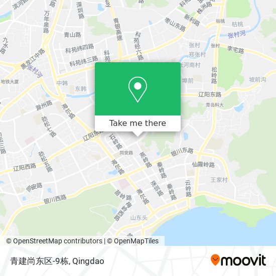 青建尚东区-9栋 map
