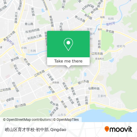 崂山区育才学校-初中部 map