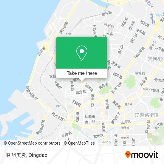 尊旭美发 map