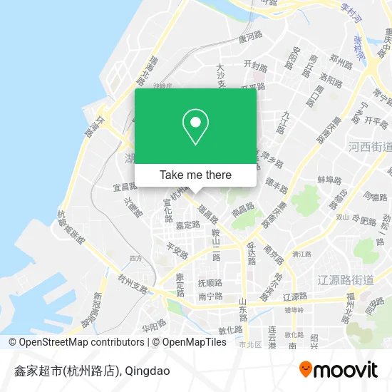 鑫家超市(杭州路店) map