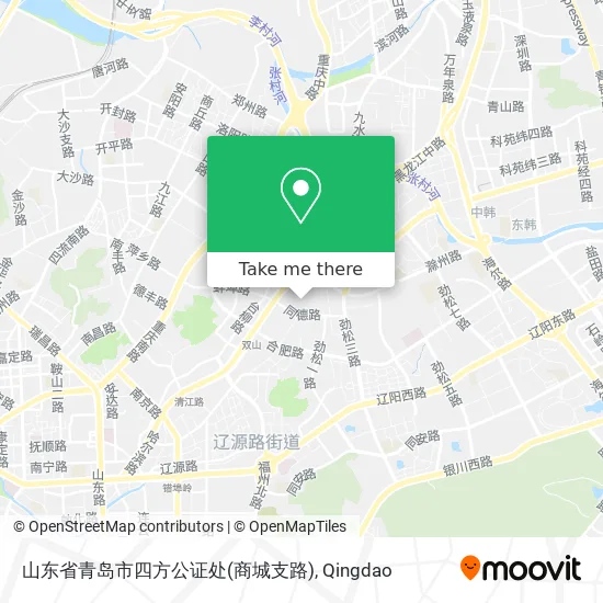 山东省青岛市四方公证处(商城支路) map
