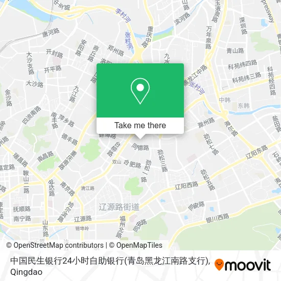 中国民生银行24小时自助银行(青岛黑龙江南路支行) map