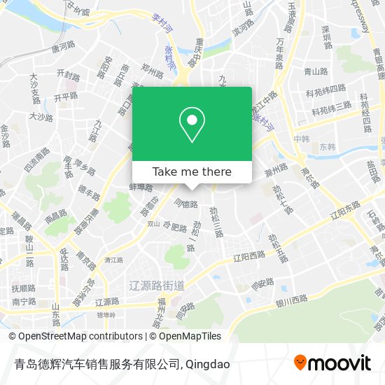 青岛德辉汽车销售服务有限公司 map