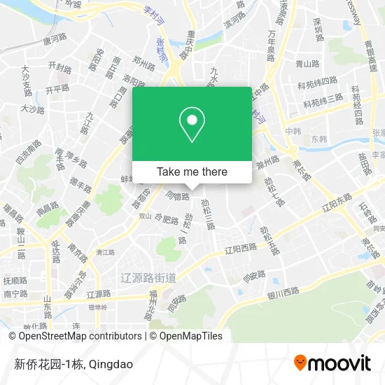 新侨花园-1栋 map