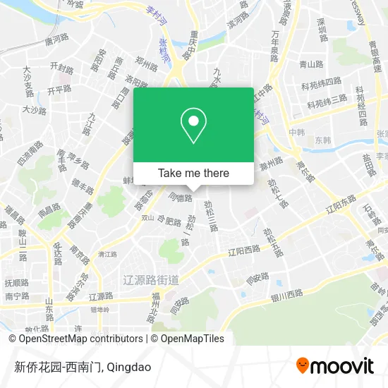 新侨花园-西南门 map