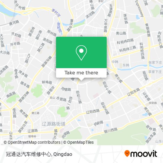 冠通达汽车维修中心 map