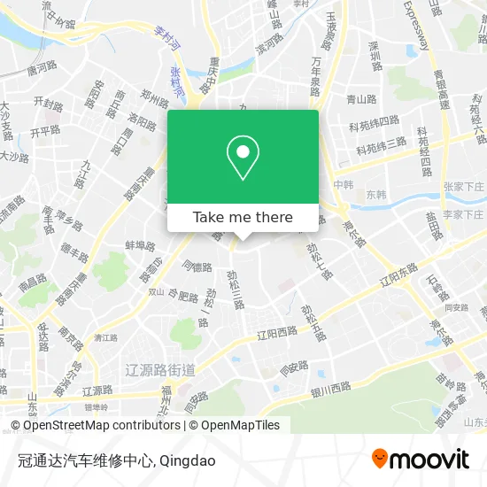 冠通达汽车维修中心 map