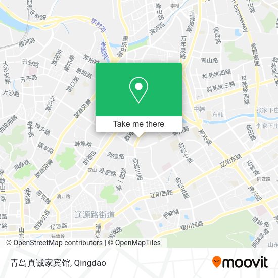 青岛真诚家宾馆 map