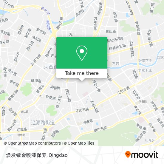 焕发钣金喷漆保养 map