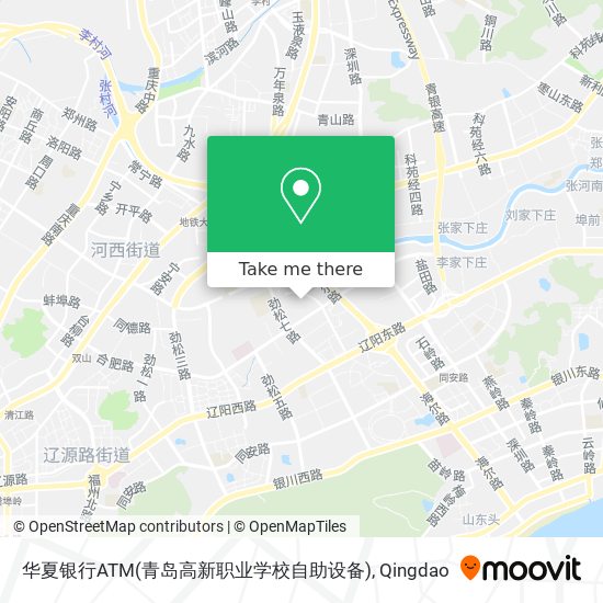 华夏银行ATM(青岛高新职业学校自助设备) map