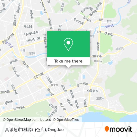 真诚超市(桃源山色店) map