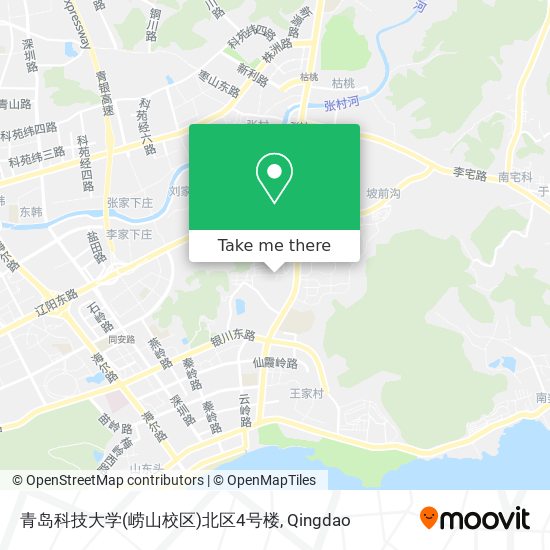 青岛科技大学(崂山校区)北区4号楼 map