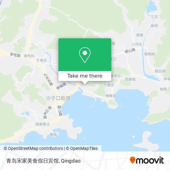 青岛宋家美食假日宾馆 map