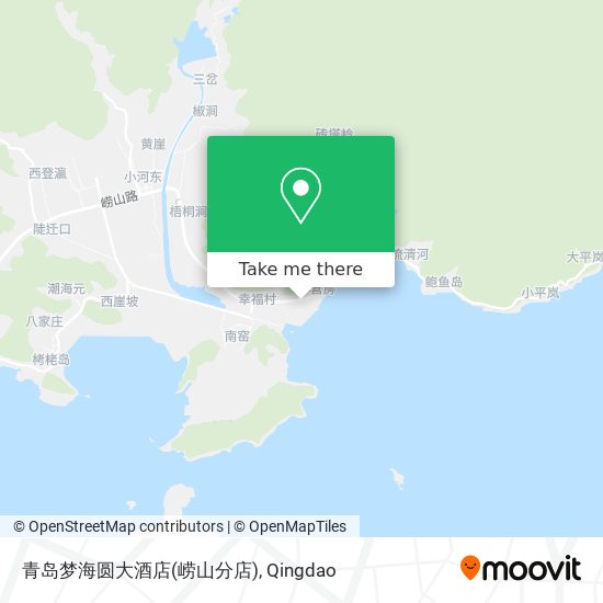 青岛梦海圆大酒店(崂山分店) map