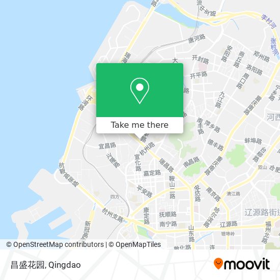 昌盛花园 map