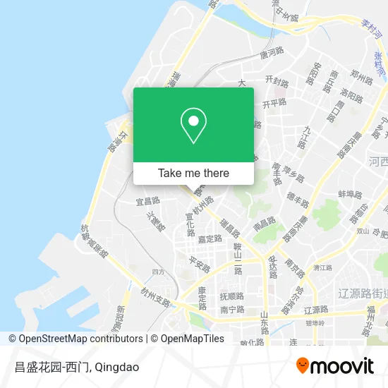 昌盛花园-西门 map