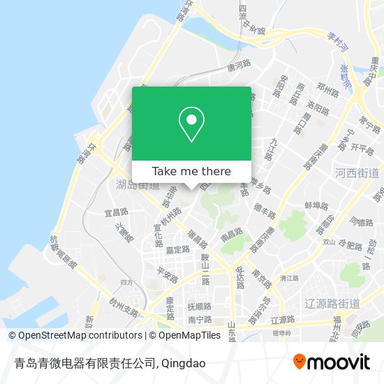 青岛青微电器有限责任公司 map