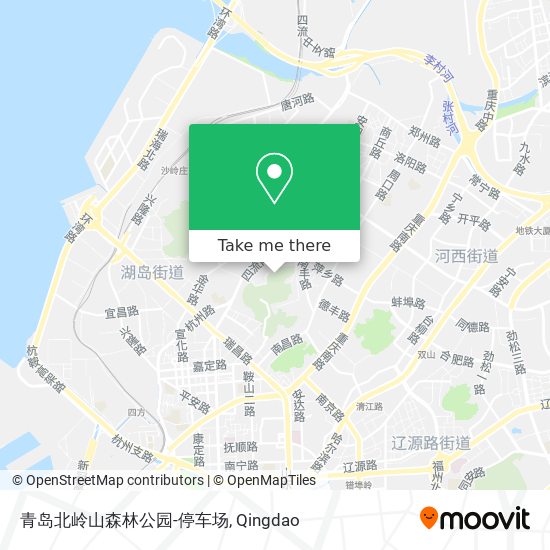 青岛北岭山森林公园-停车场 map