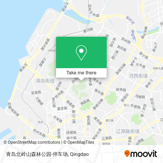 青岛北岭山森林公园-停车场 map
