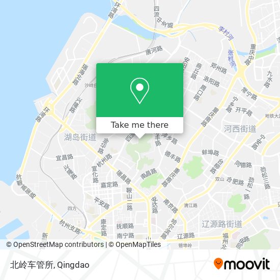 北岭车管所 map