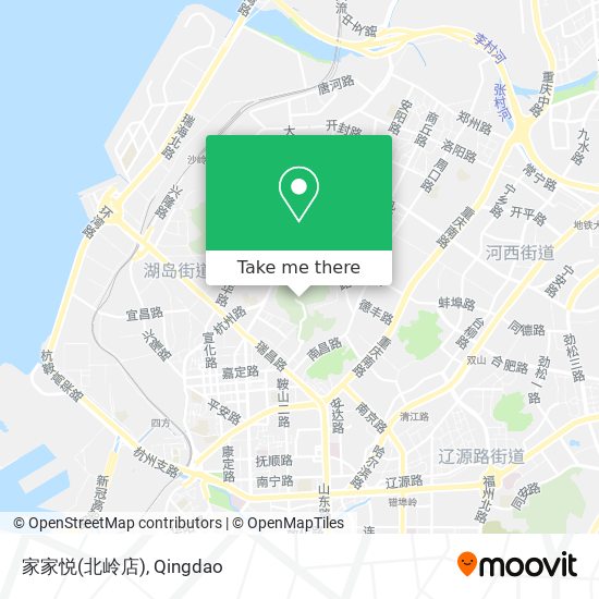 家家悦(北岭店) map