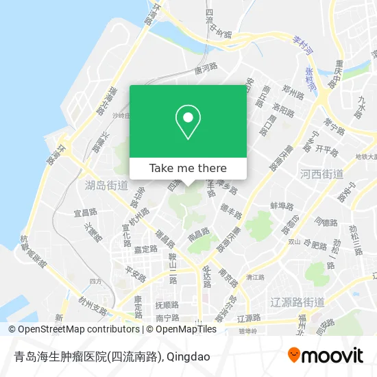 青岛海生肿瘤医院(四流南路) map