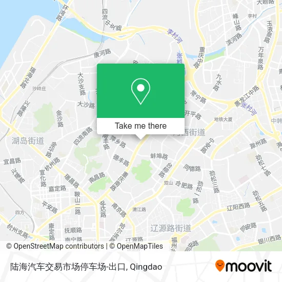陆海汽车交易市场停车场-出口 map