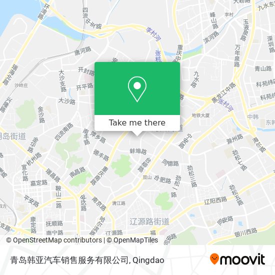 青岛韩亚汽车销售服务有限公司 map