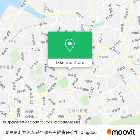 青岛康利捷汽车销售服务有限责任公司 map