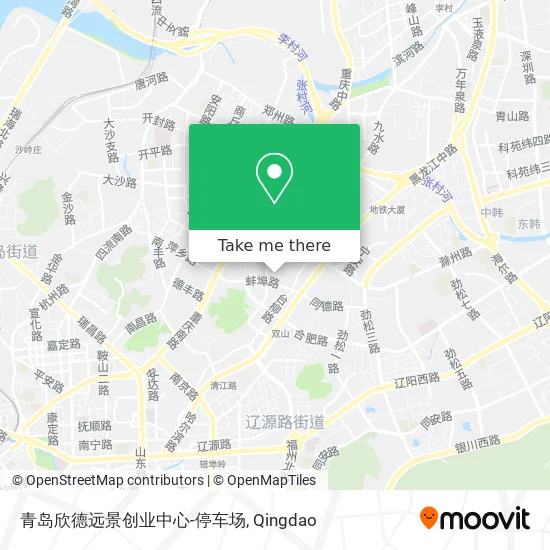 青岛欣德远景创业中心-停车场 map