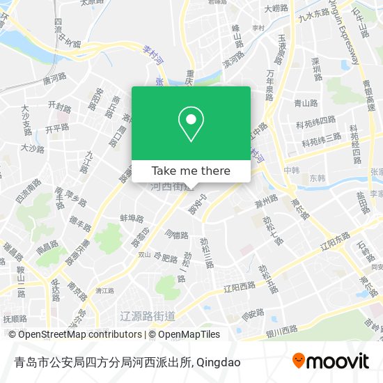 青岛市公安局四方分局河西派出所 map