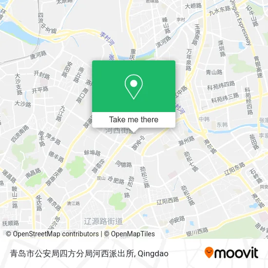 青岛市公安局四方分局河西派出所 map
