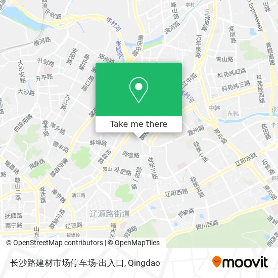 长沙路建材市场停车场-出入口 map