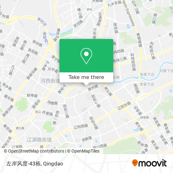 左岸风度-43栋 map