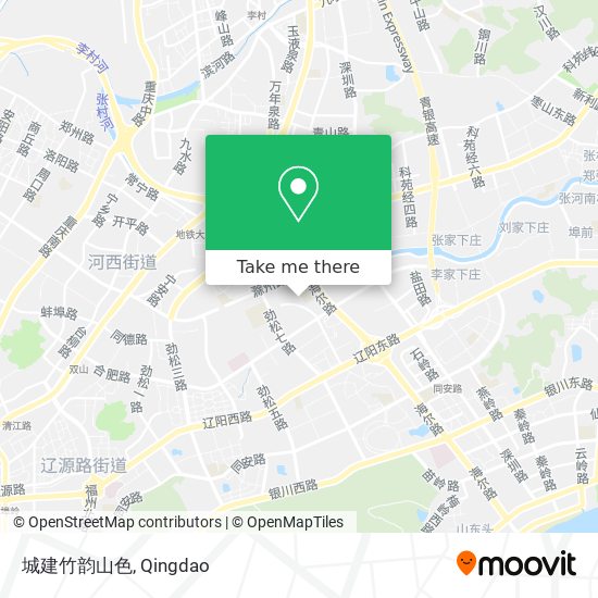 城建竹韵山色 map