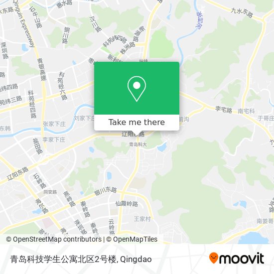 青岛科技学生公寓北区2号楼 map