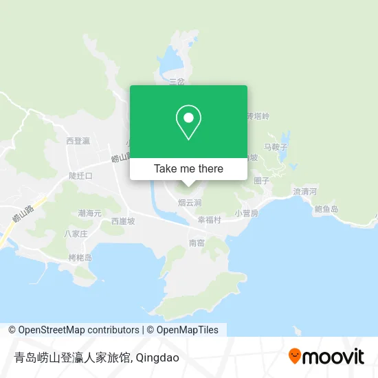 青岛崂山登瀛人家旅馆 map
