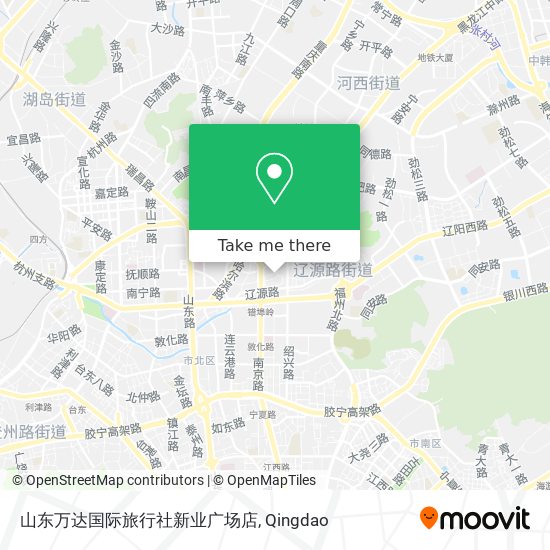 山东万达国际旅行社新业广场店 map