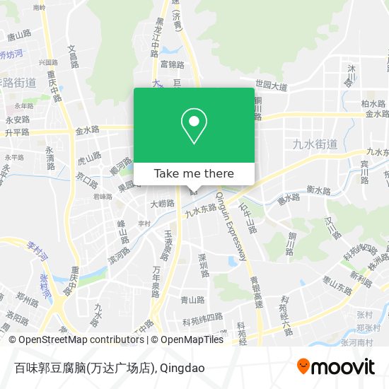 百味郭豆腐脑(万达广场店) map