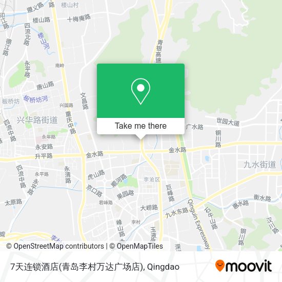 7天连锁酒店(青岛李村万达广场店) map