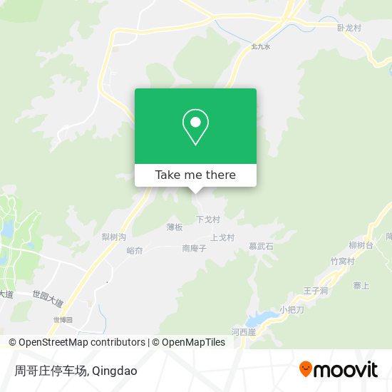 周哥庄停车场 map